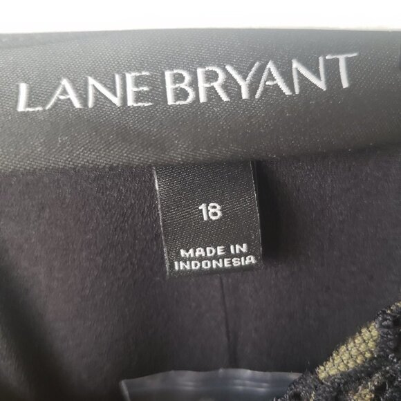 lane bryant bell sleeve Lace Detail top size 18 - Picture 7 of 8